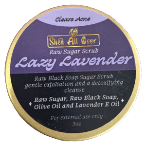 Sugar Scrub Shea All Over Lazy Lavender